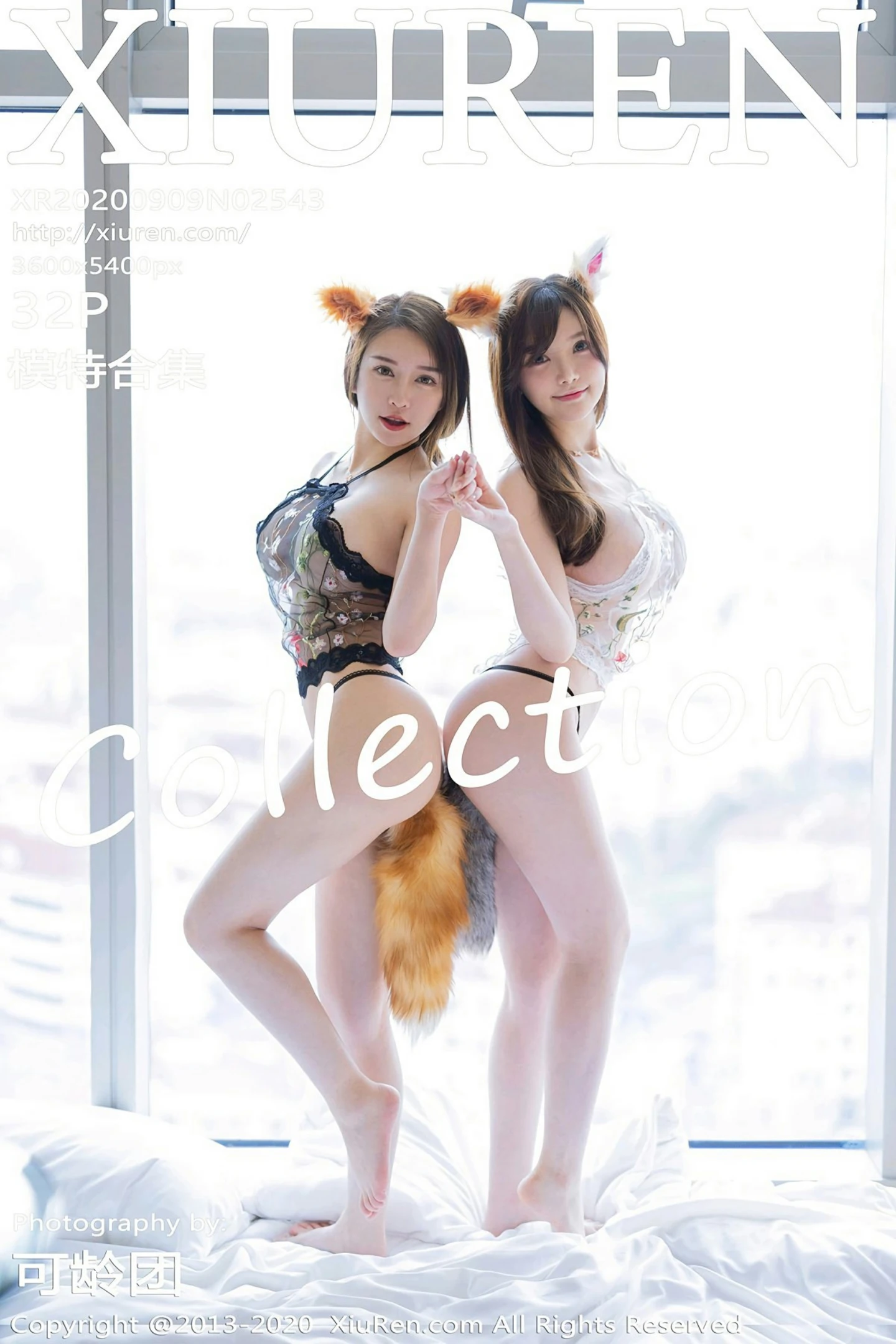 [XiuRen秀人网]No.2543_性感嫩模玉兔miki＆糯美子Mini私房妩媚狐狸系列合集写真32P-秀人网 - XiuRen.Space